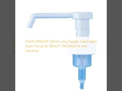 পাম্প স্প্রেয়ার ৪৩মিমি লম্বা অগ্রভাগ হ্যান্ড ওয়াশ ফোম পাম্প সৌন্দর্য প্যাকেজিং এবং শিল্পখাতের জন্য