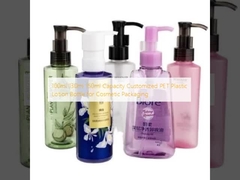 100ml 130ml 150ml ক্ষমতা কাস্টমাইজড PET প্লাস্টিক লোশন বোতল প্রসাধনী প্যাকেজিংয়ের জন্য