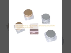 ফেশিয়াল ক্লিনার ৫ গ্রাম ১৫ গ্রাম অ্যাক্রিলিক কন্টেইনার বিলাসবহুল জার, প্রসাধনী আই ক্রিম জার