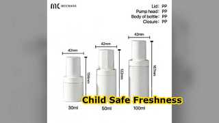 Child Safe Airless Bottle Freshness Guaranteed