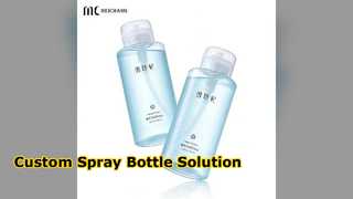 Rotating Nozzle Spray Bottle Custom PET Packaging