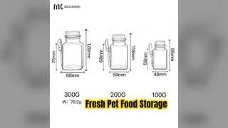 Airtight Food Jar Keeps Pet Food Fresh