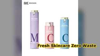 Le bottiglie airless ricaricabili preservano la cura della tua pelle