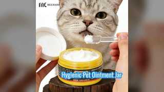 Pet Ointment Jar with Spoon Hygienic & Airtight