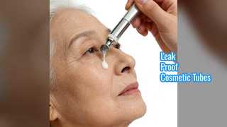 पम्प के साथ पर्यावरण-अनुकूल कॉस्मेटिक ट्यूब