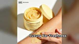 Pot de crème pour le cou en acrylique de luxe, emballage de soins de la peau de qualité supérieure