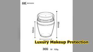 Luxury Acrylic Airless Pump Bottle for Makeup