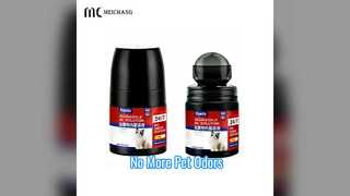 Bouteille roulante de contrôle des odeurs d'animaux domestiques, PETG de 60 ml