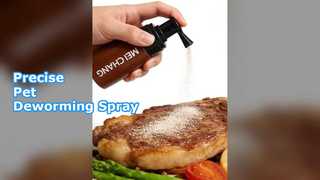 Pet Deworming Powder Spray Container Precision Dosing