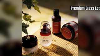 Glass Lotion Bottle 120ml Premium Cosmetic Packaging