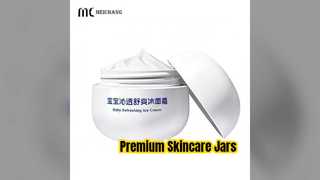 Crystal Cream Jar Packaging High End Skincare