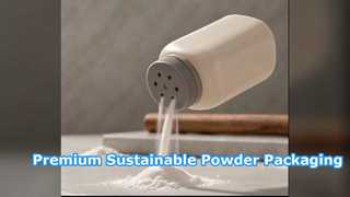 100g HDPE Powder Bottle with Sifter Cap for Baby Powder & Cosmetic Powder Packaging (MC-1505)